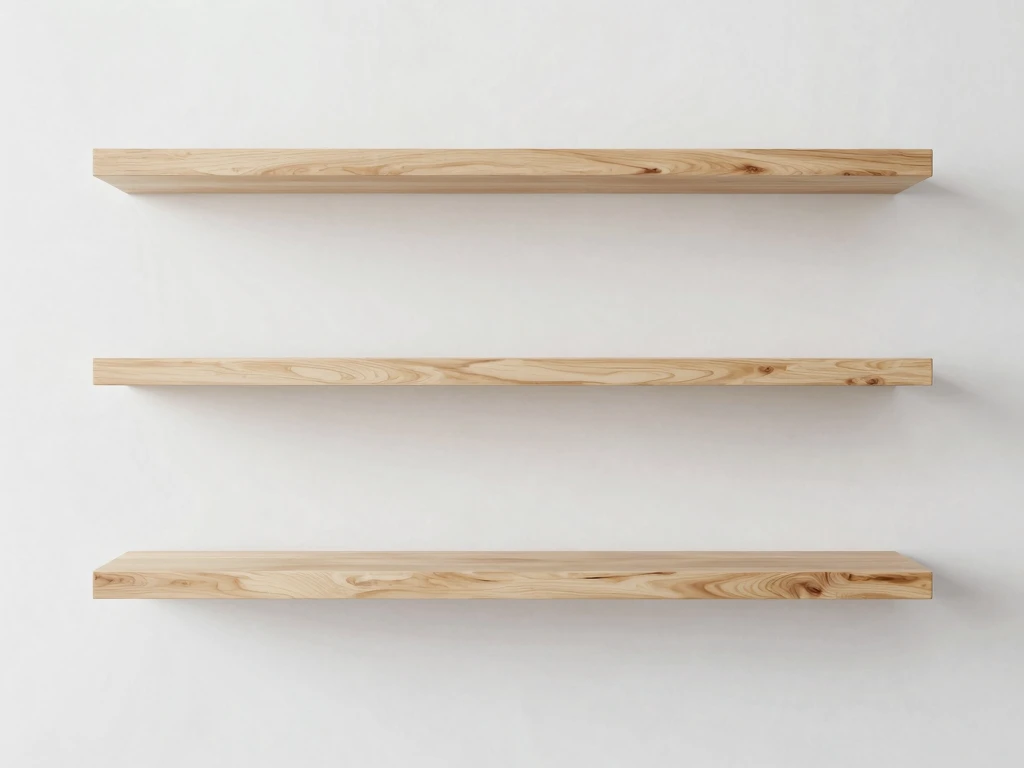 Symmetrical floating shelves by Vorlumennlox