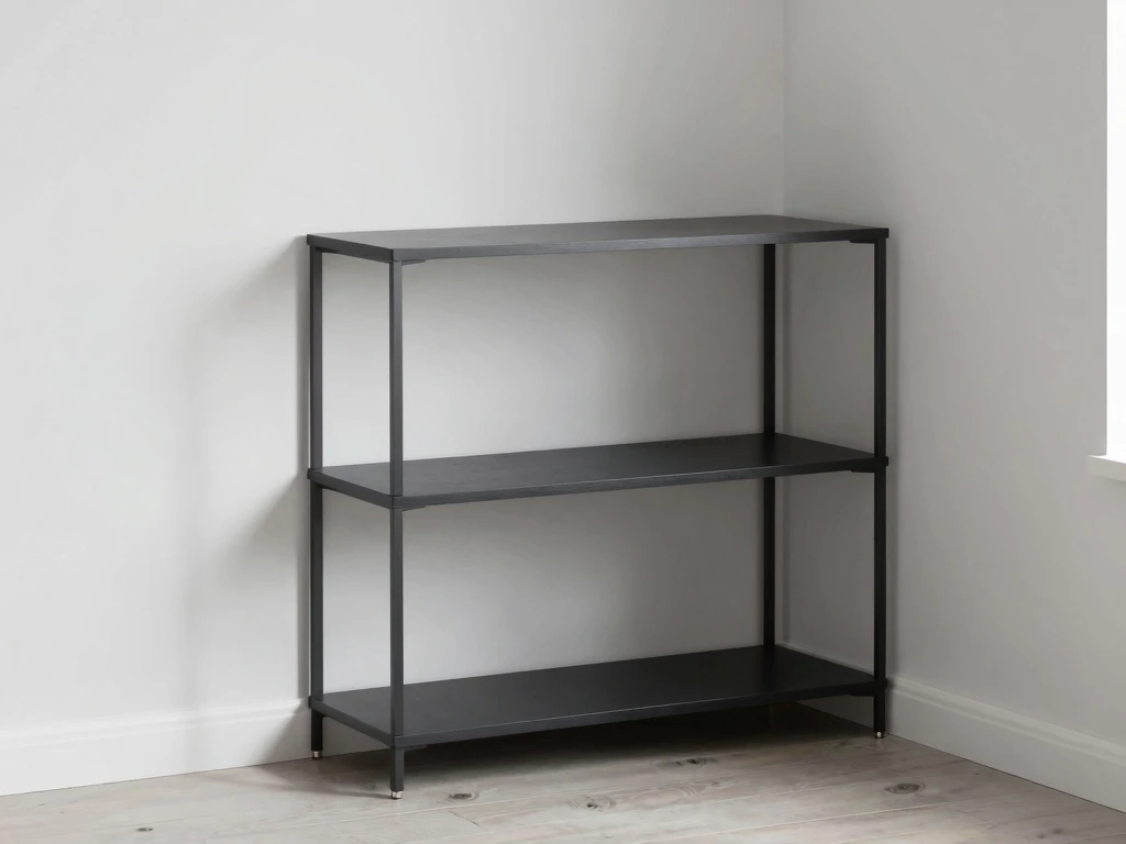 Space-saving corner shelf by Vorlumennlox